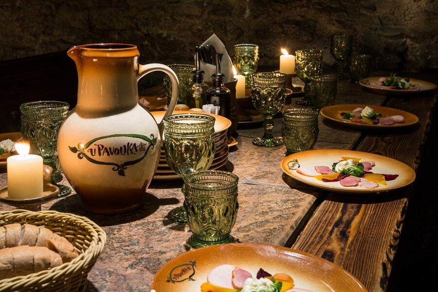 Prague: Medieval Dinner with Transfers - Descending 30 steps into the medieval setting