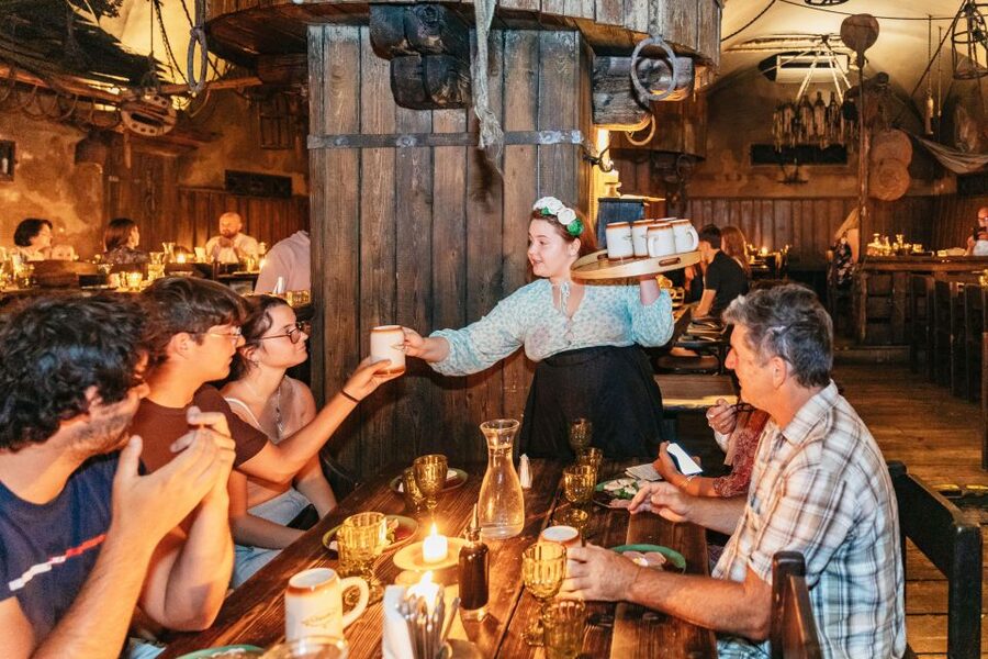 Prague: Medieval Dinner with Unlimited Drinks - Six menus, including vegan and gluten-free choices