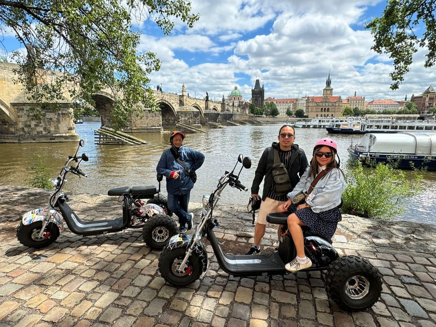 Prague Monastery & Panoramic Viewpoint Electric Trike Tour - Lennon Wall and the Franz Kafka Museum