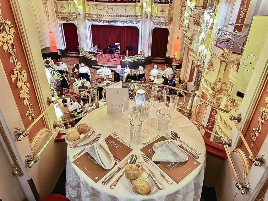 Prague: Mozart Ballroom Concert Ticket with 3-Course Dinner - My verdict: book it for the setting and music