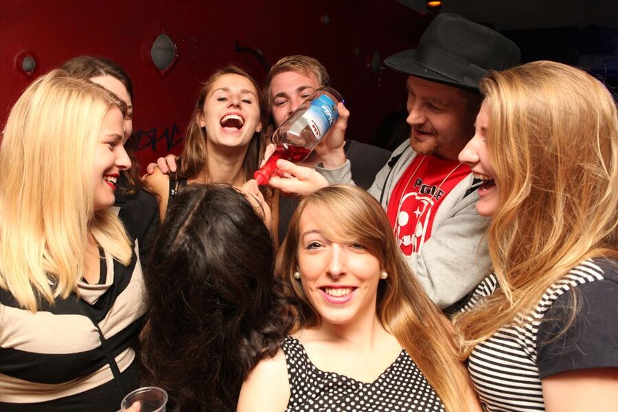 Prague: New Year's Eve Pub Crawl & Karlovy Lazne Club Entry - Moving through the additional venues