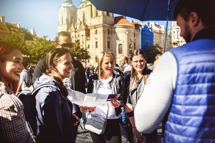 Prague: Old Town and Jewish Quarter 2-Hour Walking Tour - Ungelt and Pařížská Street: trade, style, and changing fortunes