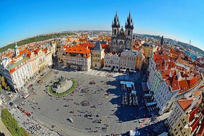 Prague Old Town tour and external Jewish Quarter - Wenceslas Square and the politics of modern Prague
