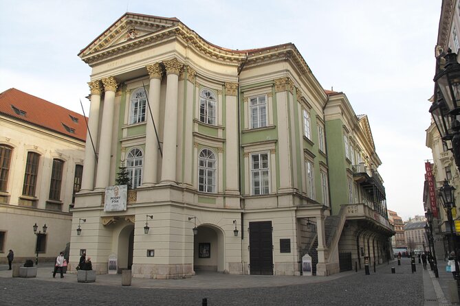 Prague Old Town Tour with a Classical Concert - National Street, the river, and the Charles Bridge area
