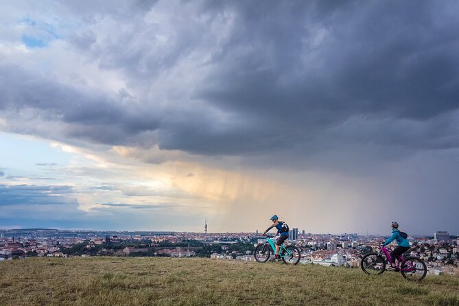Prague on E-Bike: Explore Greater Downtown Parks & Epic Views - The Metronome, the Little Eiffel Tower, and castle views
