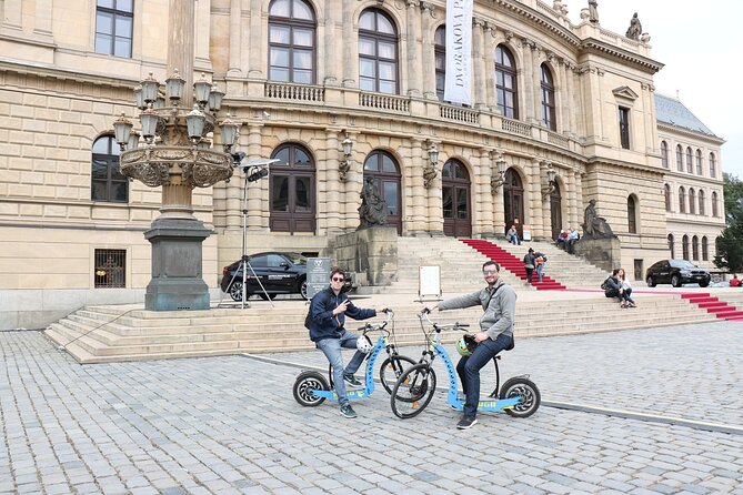 Prague Panoramic Views e-bike and e-Scooter guided Tour - What the $33.73 price really covers