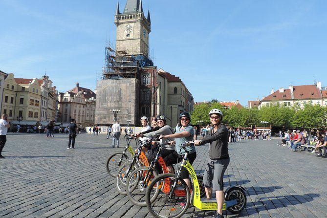 Prague Panoramic Views e-bike and e-Scooter guided Tour - Letna Park and the five-bridges view