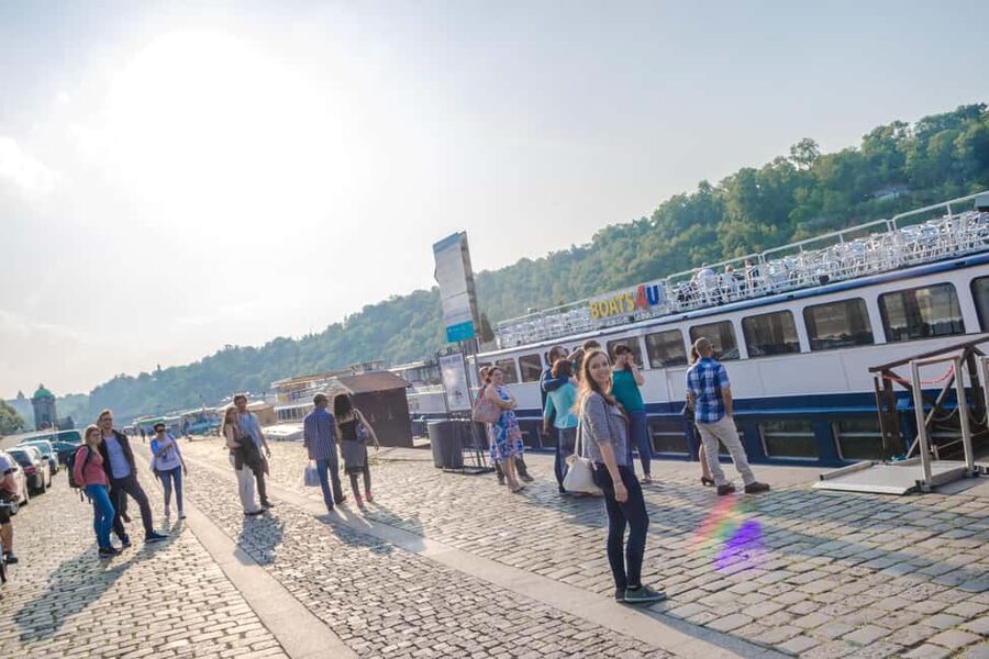 Prague: Panoramic Vltava River Cruise - Passing beneath the Charles Bridge