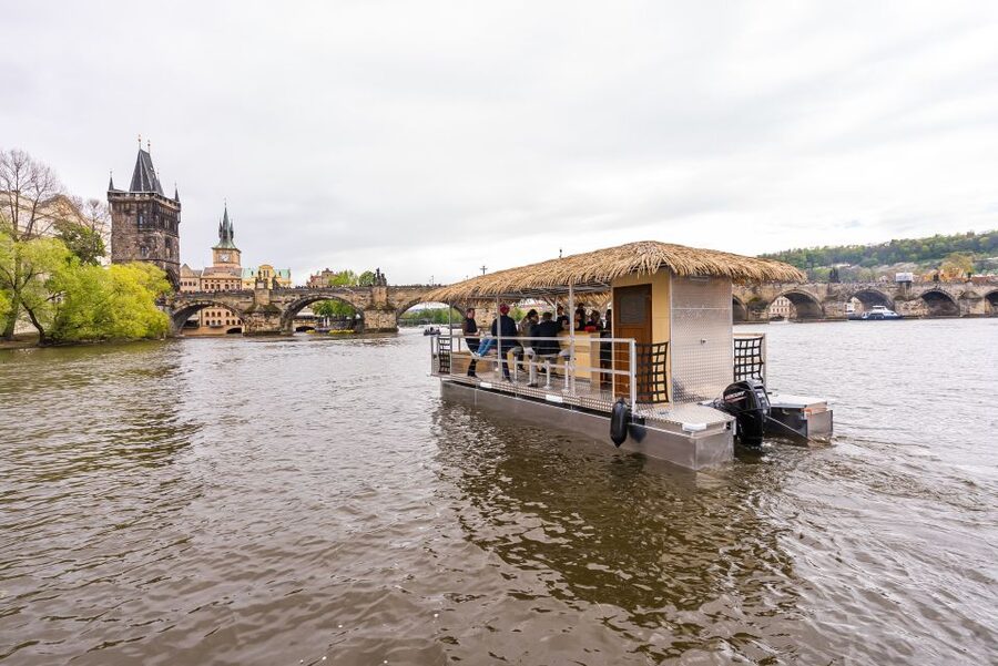 Prague: Party Tiki Boat Sightseeing Cruise with Drinks - What $518 means for your group