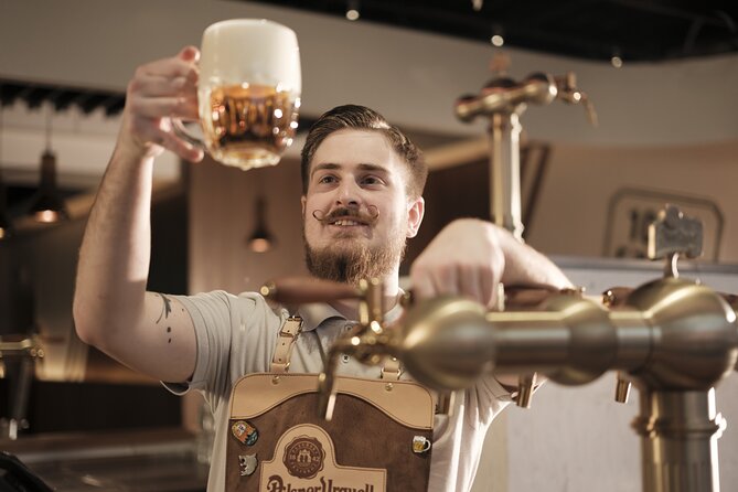 Prague Pilsner Urquell Experience with 3 Free Beer Tastings - The 360-degree game hall adds a lighter finish