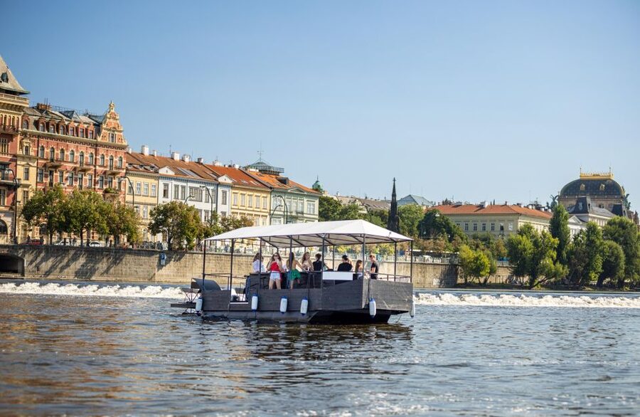 Prague: Private Cycle Boat River Tour with Beer or Prosecco - A different way to see Prague from the Vltava