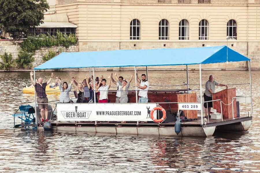 Prague: Private Cycle Boat River Tour with Beer or Prosecco - The guide adds context, but this is not a full history tour