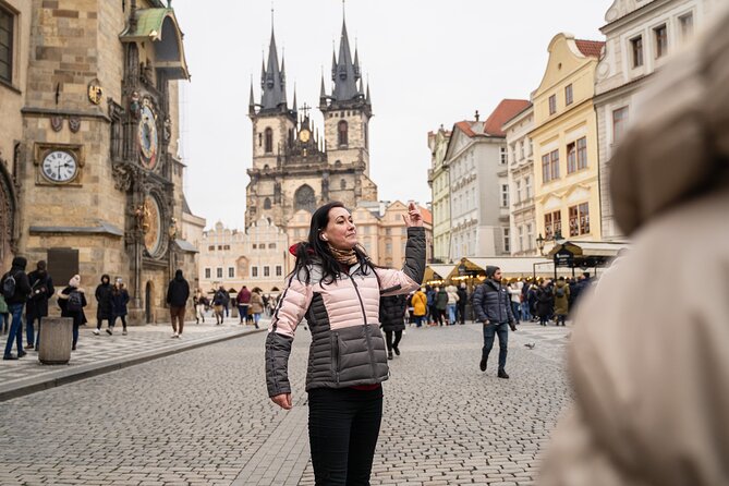 Prague: Private Old Town Walking Tour with Hotel Pickup - A short walk through the Jewish Quarter