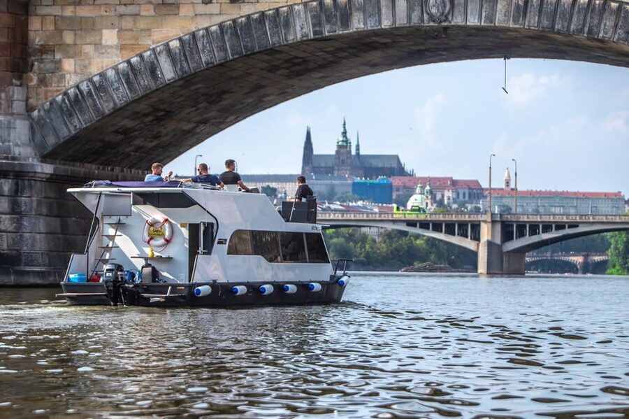Prague: Private River Cruise with Unlimited Beer or Prosecco - A different way to see Prague from the Vltava