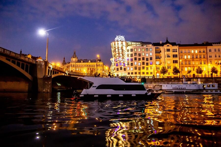 Prague: Private River Cruise with Unlimited Beer or Prosecco - The captain and the mood onboard