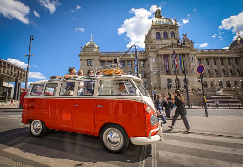 Prague: Private Sightseeing Tour in original VW Samba bus - Key points at a glance