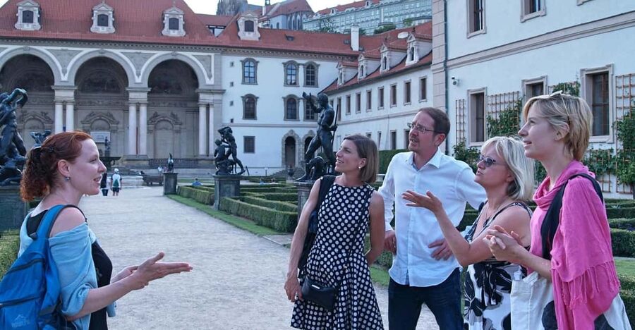 Prague Renaissance and Baroque Gardens Walking Tour - Listening for the Singing Fountain