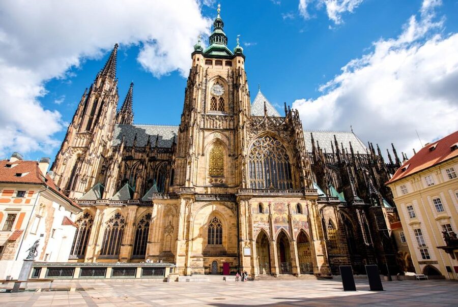 Prague Royal Castle, St Vitus, Golden Lane Tour with Tickets - St George’s Basilica and its Bohemian art