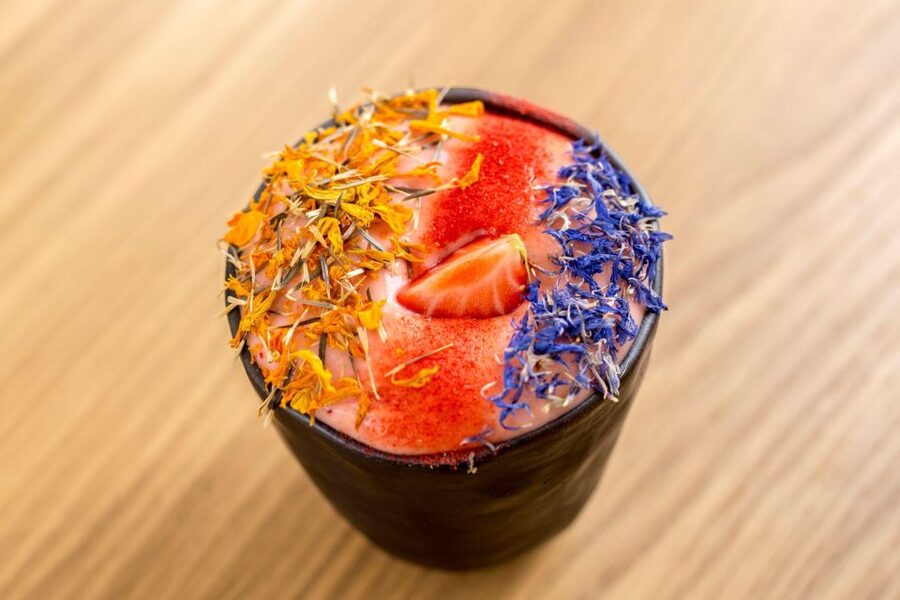 Prague: Savor 10 Course Dinner in Chef’s Kitchen - The edible dessert painting is the evening’s finale