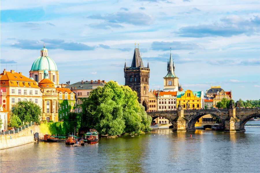 Prague: Scavenger Hunt Self-Guided Tour - Powder Tower and the parish hall introduce Old Town
