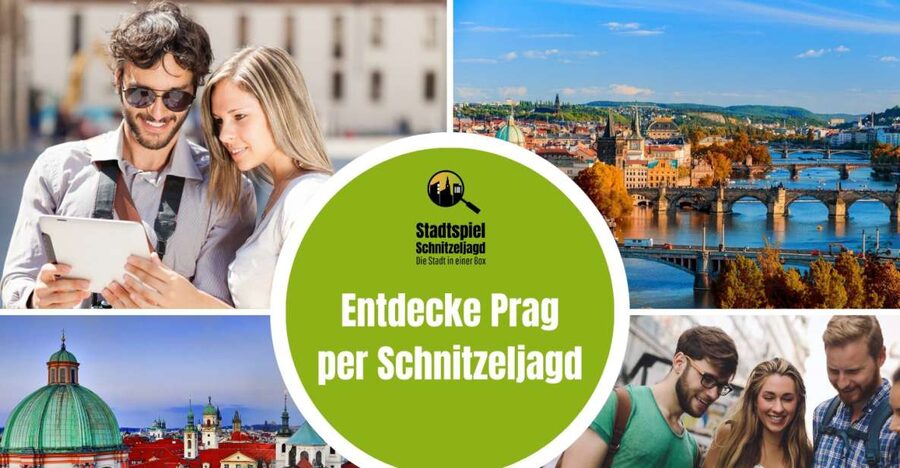 Prague: Scavenger Hunt Self-Guided Tour - Týn Church and St. Nicholas frame Old Town Square