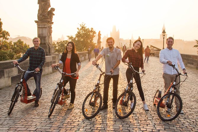 Prague Segway & E-Scooter Grand City Tour - Switching to a Segway at Strahov Stadium