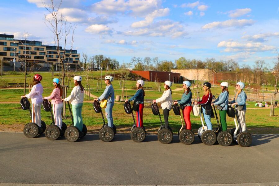 Prague: Segway Sightseeing Live-Guided Tour - Strahov Stadium and the scale of Prague