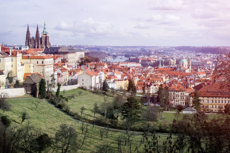 Prague: Segway Tour + Taxi Transfer & Monasteries mini-group - The Bellavista viewpoint on the three-hour route