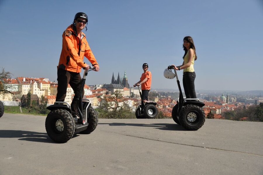 Prague: Shared Group/Private Segway Tour with Hotel Transfer - Strahov Stadium and the first wide view