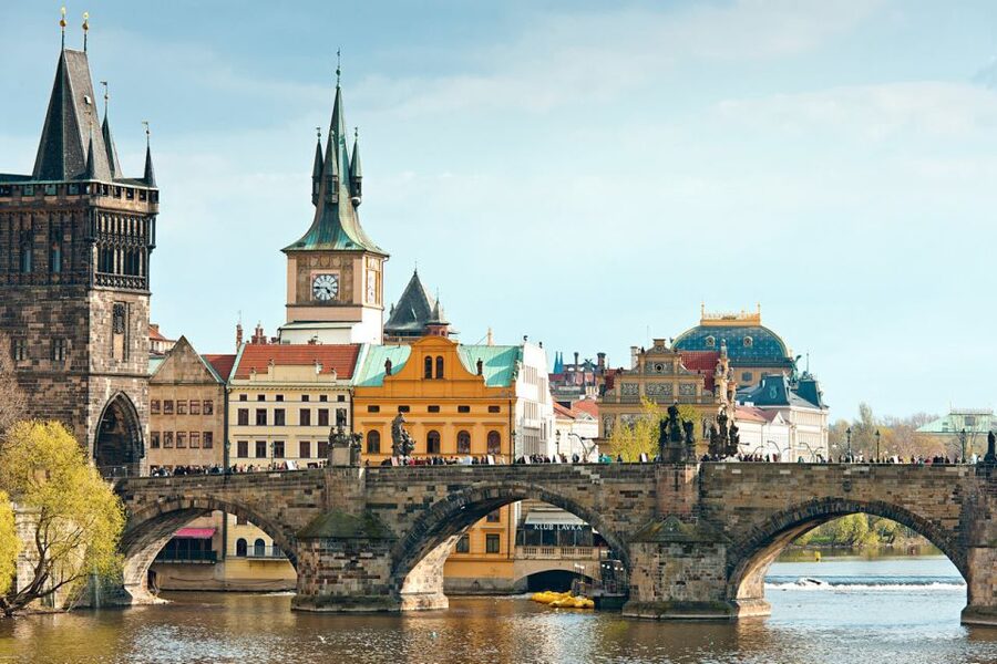 Prague Sightseeing Tour with Lunch - Kampa Island and the Charles Bridge view