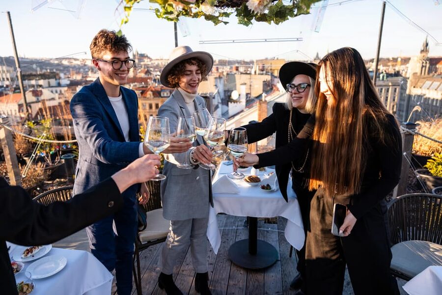 Prague: Sky Bar Aperitivo Menu with Drink & Panoramic Views - Why this Sky Bar works well for a Prague evening