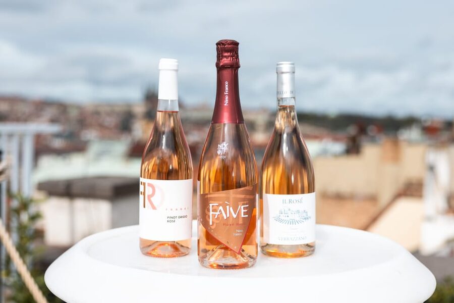 Prague: Sky Bar Aperitivo Menu with Drink & Panoramic Views - What you see from Prague Castle to Wenceslas Square
