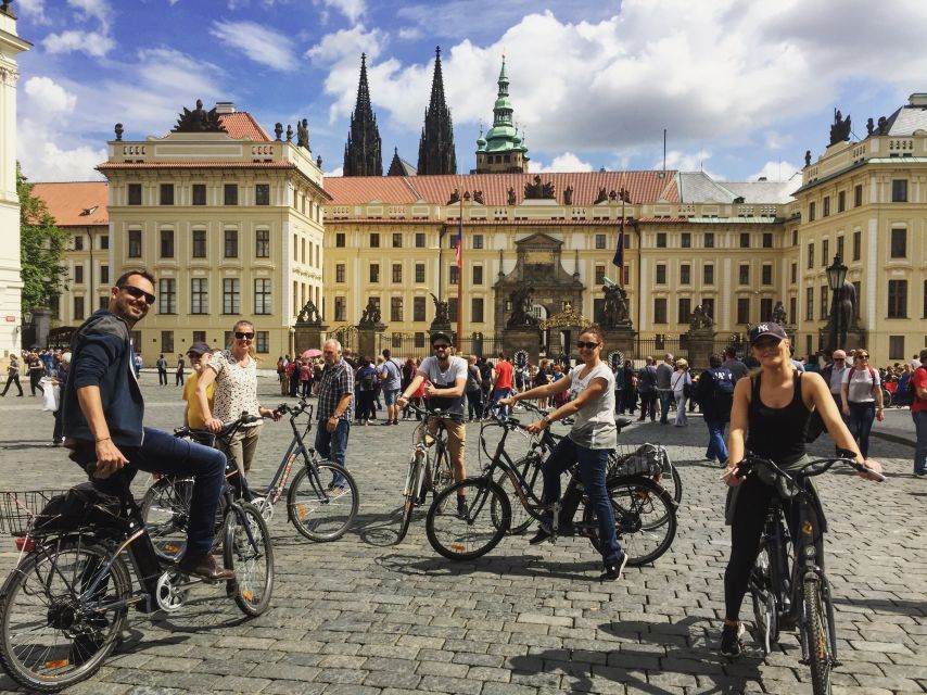 Prague: Stunning Viewpoints, Castle, City & Park Bike Tour - Petrin Park and more elevated views