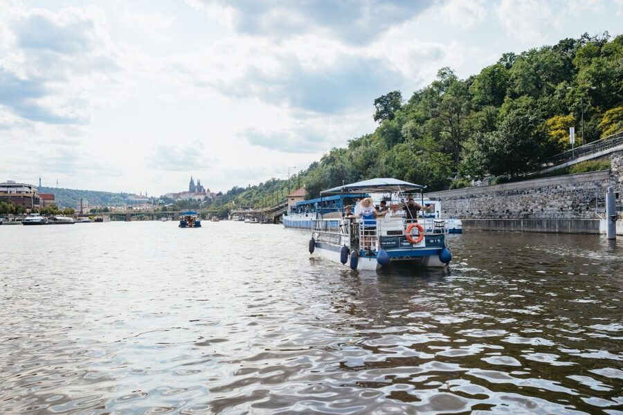 Prague: Swimming Beer Bike on A Cycle Boat - Who will enjoy this boat most?