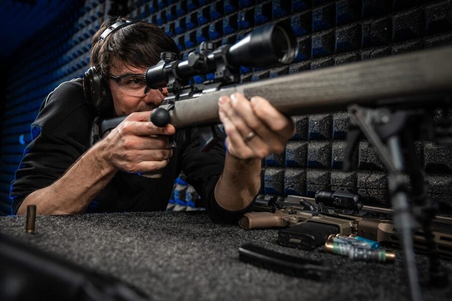 Prague: Target Gun Shooting Experience with Hotel Pickup - The indoor range and first safety briefing