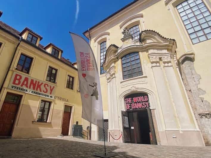 Prague: The World of Banksy Immersive Experience Ticket - Entering Banksy’s former church setting