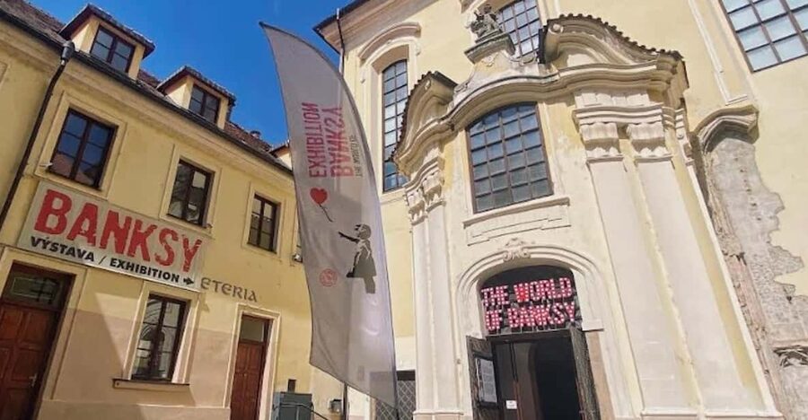Prague: The World of Banksy Immersive Experience Ticket - The first look at Girl with Balloon