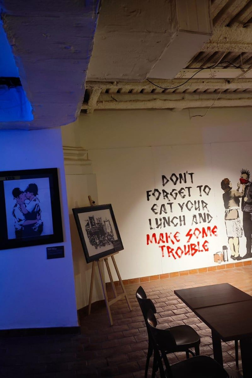 Prague: The World of Banksy Immersive Experience Ticket - Paintings, animations, and more than printed posters