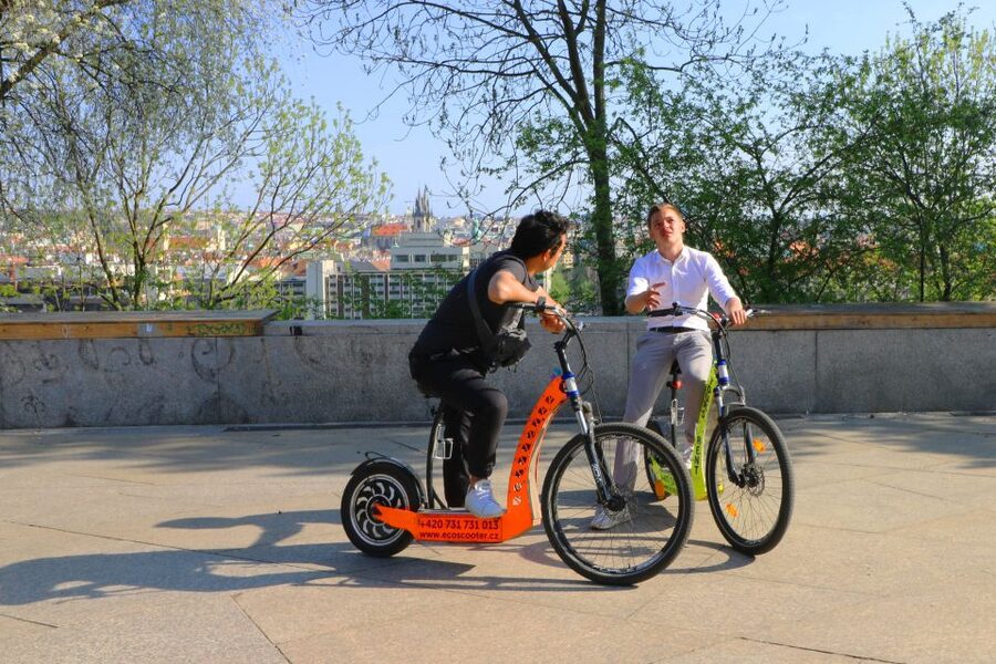 Prague: Tour by Electric Scooter or Cruiser eBike - A fast route through Prague’s best viewpoints