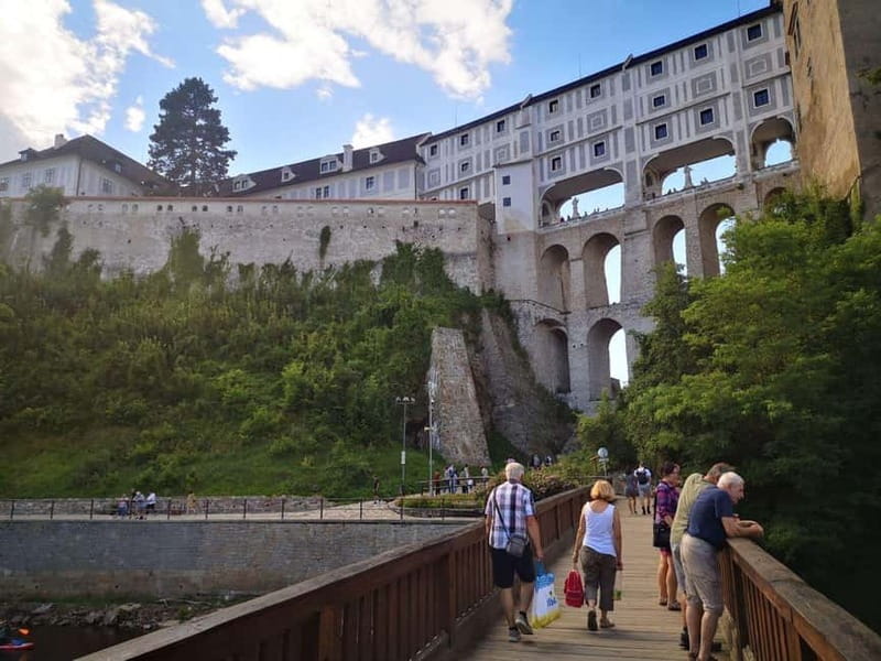 Prague: Transfer to Vienna via fabulous Cesky Krumlov - First look at Český Krumlov’s old town