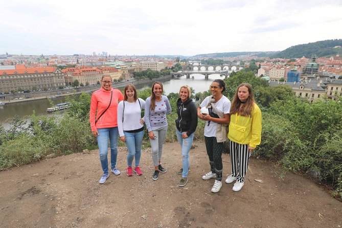 Prague Trike & e-Scooter Tour: Castle Viewpoints & Charles Bridge - The narrow street, Kafka, and Rudolfinum