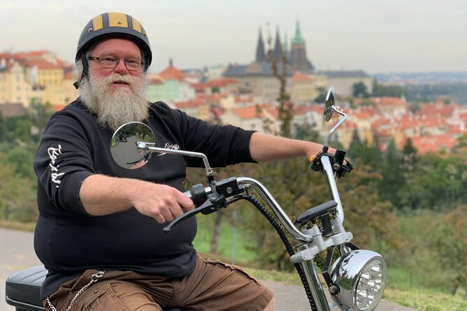 Prague Trike & e-Scooter Tour: Castle Viewpoints & Charles Bridge - Lennon Wall and Charles Bridge