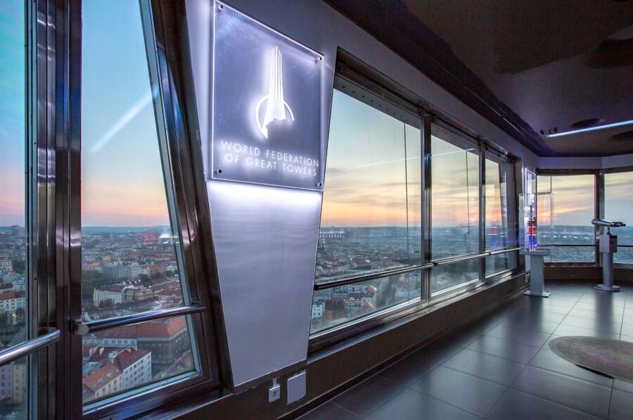 Prague TV Observatory Tower Audio Guide with Online Ticket - The lift to the 93-meter observatory