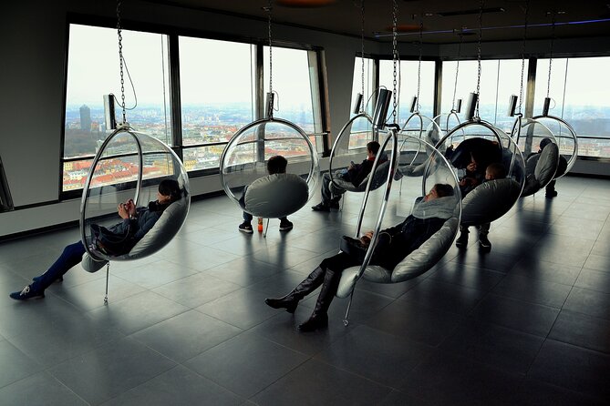 Prague TV tower - Observatory - The unusual architecture begins before the view
