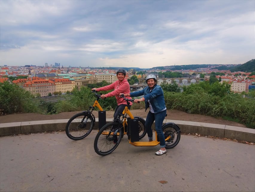 Prague Ultimate e-Scooter City Tour - Charles Bridge and the Vltava riverfront