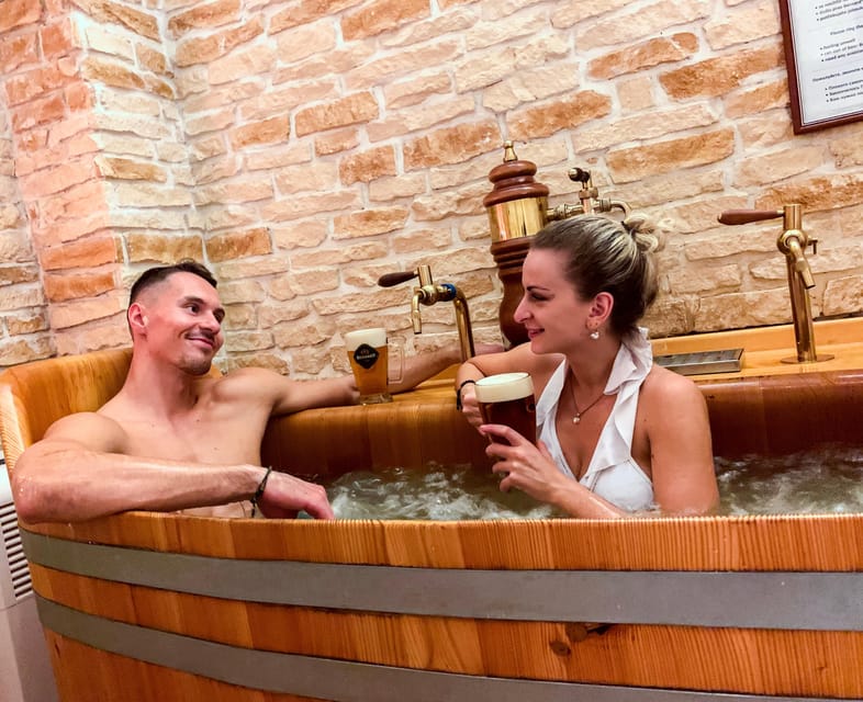 Prague: Ungelt Bernard Beer Spa with Beer & Optional Massage - The Bernard beer bath itself