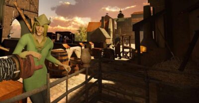 Virtual-Reality Time-Travel Experience to 1593