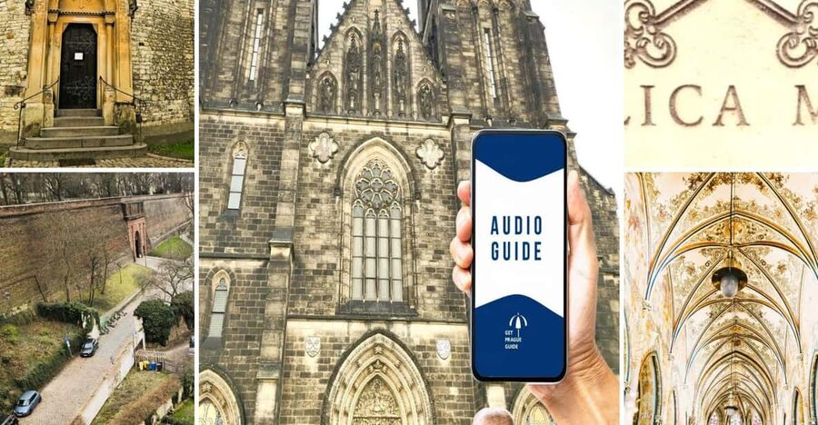 Prague: Vyšehrad Audio Guide with Optional Basilica Ticket - Following the audio route through Vyšehrad