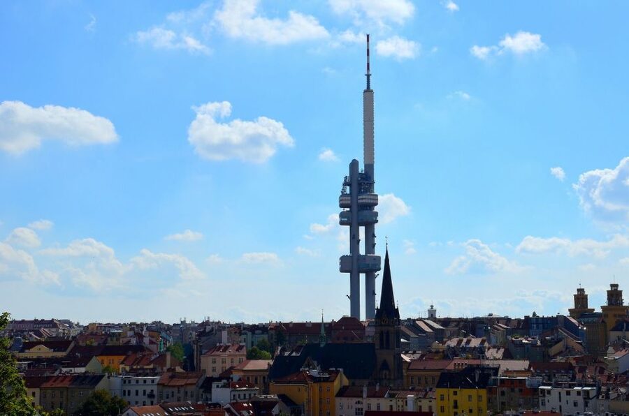 Prague: Žižkov TV Tower Observatory Entry Ticket - The elevator ride to the fourth floor
