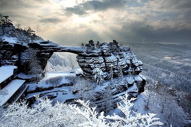 Pravcicka Gate & Bastei Bridge Winter National Park Tour from Prague - Through Bad Schandau and across the German border